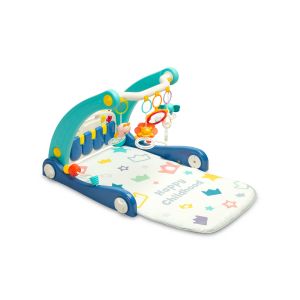  Andador 2 en 1 con Alfombra Musical Azul