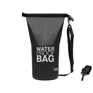 Bolsa Impermeable Negra 10 Litros, Ideal Kayak, Paddle Surf, Camping ...