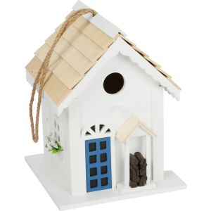 Casa de pájaros estilo Campestre - Dimensiones 18 x 18 x 23 cm