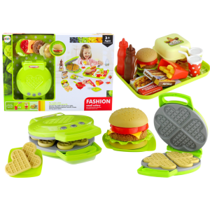 Set para Preparar Comida Rápida y Gofres | Accesorios de Cocina para Niños