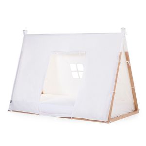 Funda para Cama Tipi 90 x 200 cm – Diseño Aventurero en Blanco o Gris