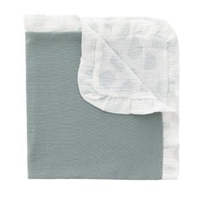 Manta Reversible Sereni Verde - Norababybags