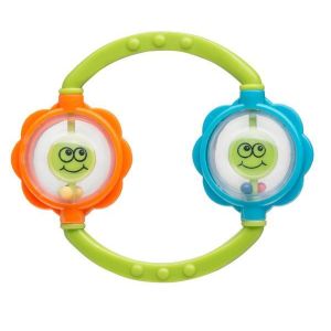 Sonajero de Dos Bolas BabyOno - Estimulación Sensorial y Desarrollo Motor