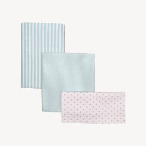 Sábanas para Moisés y Capazo. Colección Be Watermellon Cambrass - 3 Piezas