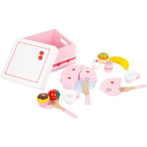 Set de postre en caja - Juguete de madera ✔ REBAJAS ✔