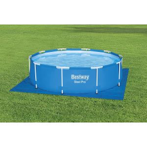 Tapiz de Suelo para Piscina 335x335 cm de PVC Resistente