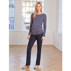 Vaquero Premamá Bootleg - Denim Oscuro