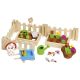 Set de accesorios de jardín de madera, de Goki