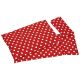Ropa de cama de muñecas roja con lunares, de Goki
