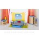 Set de 16 muebles de dormitorio de matrimonio para casa de muñecas, de Goki