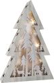 Árbol de Navidad iluminado Shabby Chic, grande