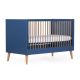 Cuna Cama Bold Blue de 70x140 cm con Lamas Ajustables , Childhome
