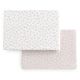 Set de 2 bajeras para Cuna de 60 x 120 cm , Liberty Rosa Cambrass