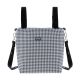 Bolso talega Vichy negro Cambrass