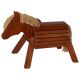 Caballo de jardín Casper, altura asiento 50cm, esmaltado
