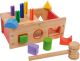 Caja de madera para ensartar y golpear Figuras
