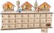 Calendario de Adviento en madera Bazar Navideño