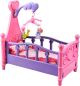 Cama Grande para muñeca con móvil Cuna y Ropa de Cama
