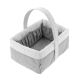 Cesta canastilla 22.5 x 29 x 29 cm Essentia gris Cambrass