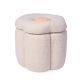 Flower Pouf+ Toybox - Offwhite