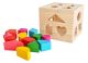 Cubo de madera Formas y Colores 