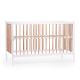 Cuna de madera 60 x 120 cm en color Blanco y Natural , Childhome
