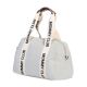 Bolso Maternal Mommy Club Signature con Correas de Lona - Blanco Roto