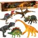 Dinosaurios, FIguras móviles , 6 piezas - Cretaceous
