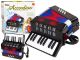 Acordeón Musical Infantil Negro - Instrumento Musical para Niños