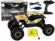 Coche RC High Wheels 1:18 | Todo Terreno con Control Remoto - Negro y Dorado