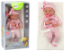 Muñeca Bebé con Jersey de Rayas, Gorro, Bufanda y Chupete – 35 cm