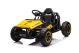 Buggy Eléctrico A8812 24V Amarillo con Asiento de Cuero y Ruedas EVA