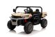 Coche Eléctrico Infantil XMX623 4x4 Dorado con Control Remoto y Luces LED