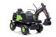 Excavadora Eléctrica Infantil Volvo DK-VE888 Verde con Brazo Manual