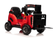 Carretilla Elevadora Eléctrica para Niños WH101 Roja con Control Remoto y Luces LED
