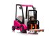 Montacargas Eléctrico Infantil XMX638 Rosa con Control Remoto y Batería Recargable