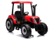 Tractor Eléctrico Infantil A011 Rojo con Batería 24V y Motor 2x200W - Velocidad hasta 10 km/h