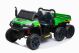 Coche Eléctrico Infantil A730-2 4x4 24V LEAN CARS - Verde y Negro
