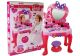 Tocador Infantil con Espejo, Luces, Sonidos y Taburete - Set de Belleza