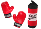 Set de Boxeo Infantil LEAN Toys - Saco y Guantes con Velcro LeanToys