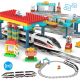 Estación de Tren de Bloques de Construcción CaDA – 108 Piezas – Para Niños +3 Años