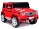 Coche Eléctrico para Niños Mercedes G500 Rojo con 2 Motores, 12V y Control Remoto