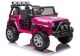 Coche Eléctrico Infantil XMX618 Rosa con Control Remoto, Asiento de Eco-Cuero y Pantalla LCD MP4