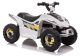 Quad Eléctrico Infantil XMX612 Blanco con Motor de 35W y Batería 6V - Hasta 2 Horas de Uso