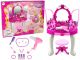 Tocador Infantil Interactivo con Espejo, Luces y Sonidos - Incluye Silla y Accesorios