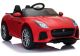 Coche Eléctrico Infantil Jaguar F-Type Rojo con Control Remoto y Asiento de Ecocuero