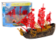 Barco Pirata con Luces, Sonidos y Ruedas - Diseño Marrón