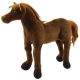 Caballo de peluche marrón oscuro - Colección Nueva Fauna