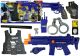 Set de Policía con Rifle M4, Revolver y Accesorios – Sonidos y Simulación de Tiros
