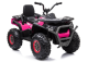 Quad Eléctrico Infantil XMX607 Rosa – 12V, 4 Motores, Luces , Ruedas Eva y Audio